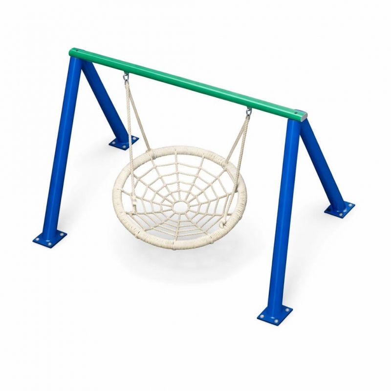 Balanço com Cesto de Cordas