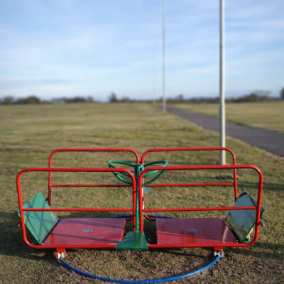 CARROSSEL INCLUSIVO PARA CADEIRANTE DUPLO  PREMIUM