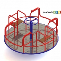 CARROSSEL INCLUSIVO PARA CADEIRANTE DUPLO SUPREME