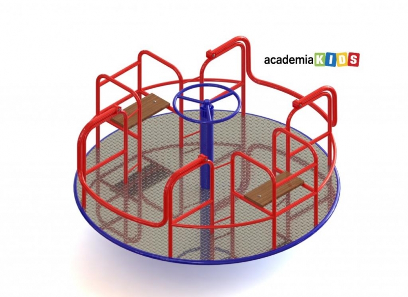 CARROSSEL INCLUSIVO PARA CADEIRANTE DUPLO SUPREME