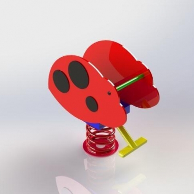BRINQUEDO SOBRE MOLA JOANINHA